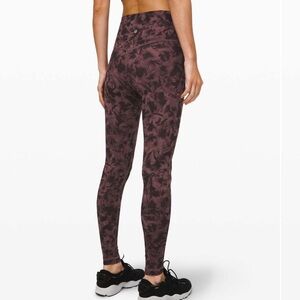 Lululemon Align Pant 28"
Mini Dusk Floral Antique Bark Black